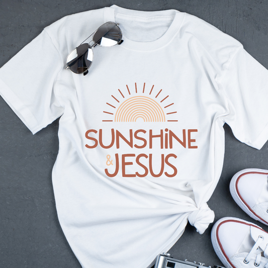 Sunshine & Jesus Unisex Christian T-Shirt
