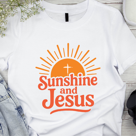 Sunshine & Jesus Unisex Christian T-Shirt 2.0