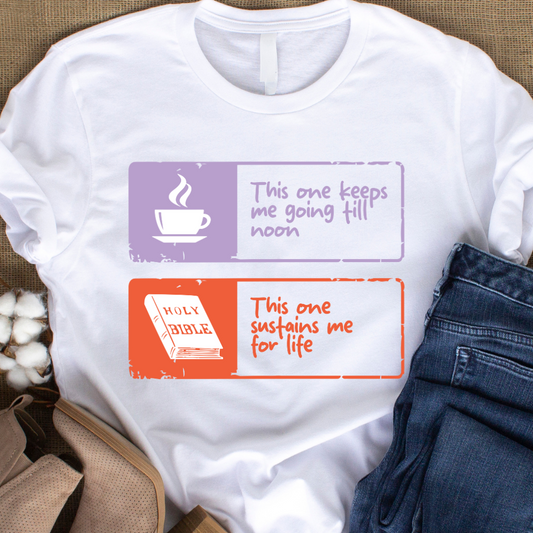 Coffee Lovers Faith T-Shirt  | Coffee & Jesus | Coffee & Faith Unisex Tee