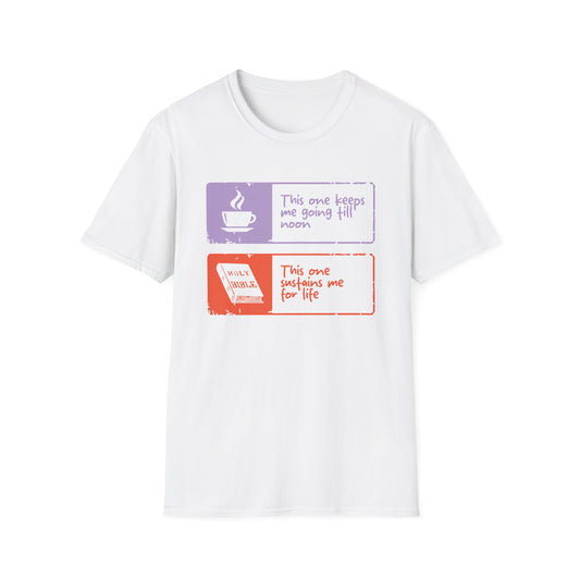 Coffee Lovers Faith T-Shirt  | Coffee & Jesus | Coffee & Faith Unisex Tee